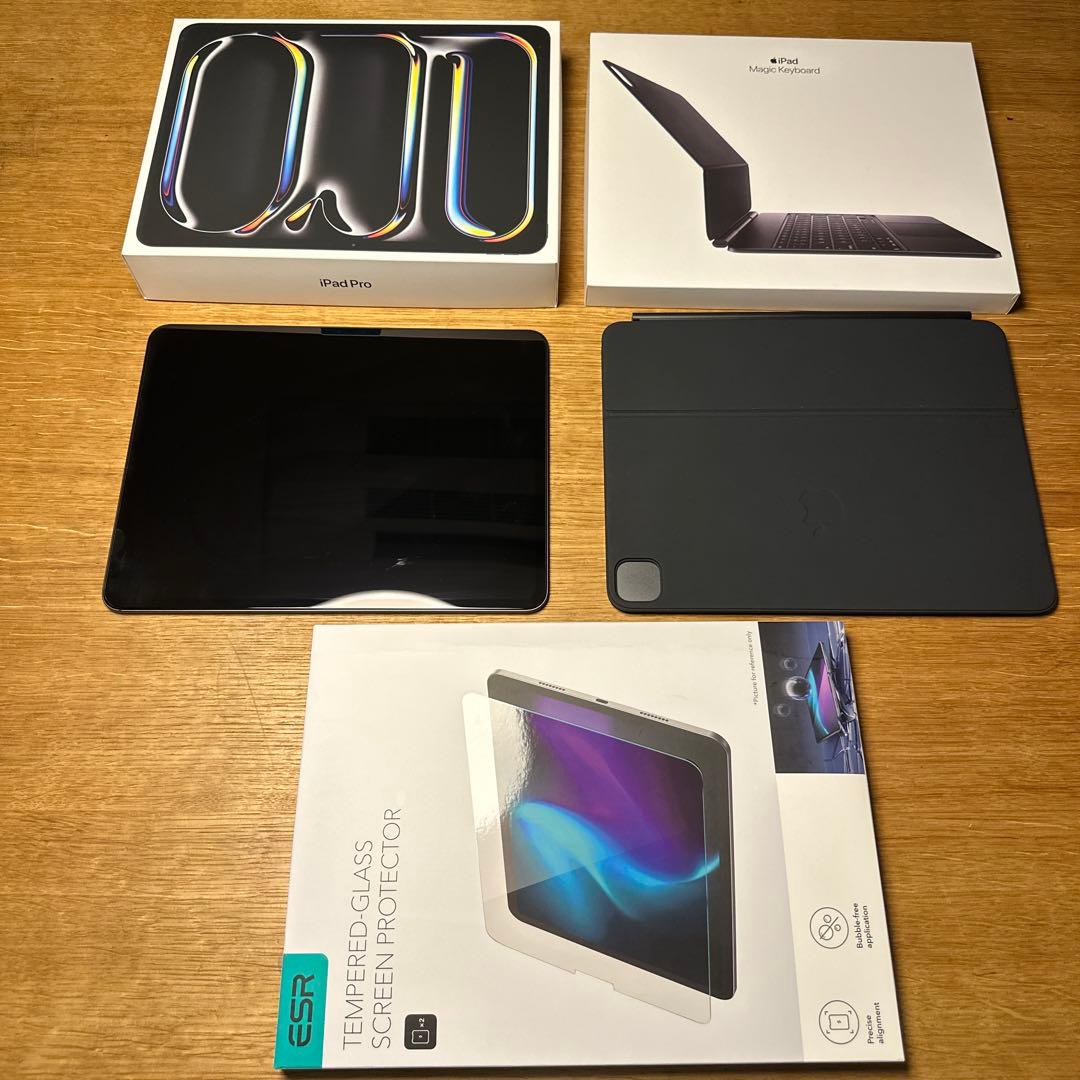 【美品】iPad Pro 13インチ (M4)＋Magic Keyboard