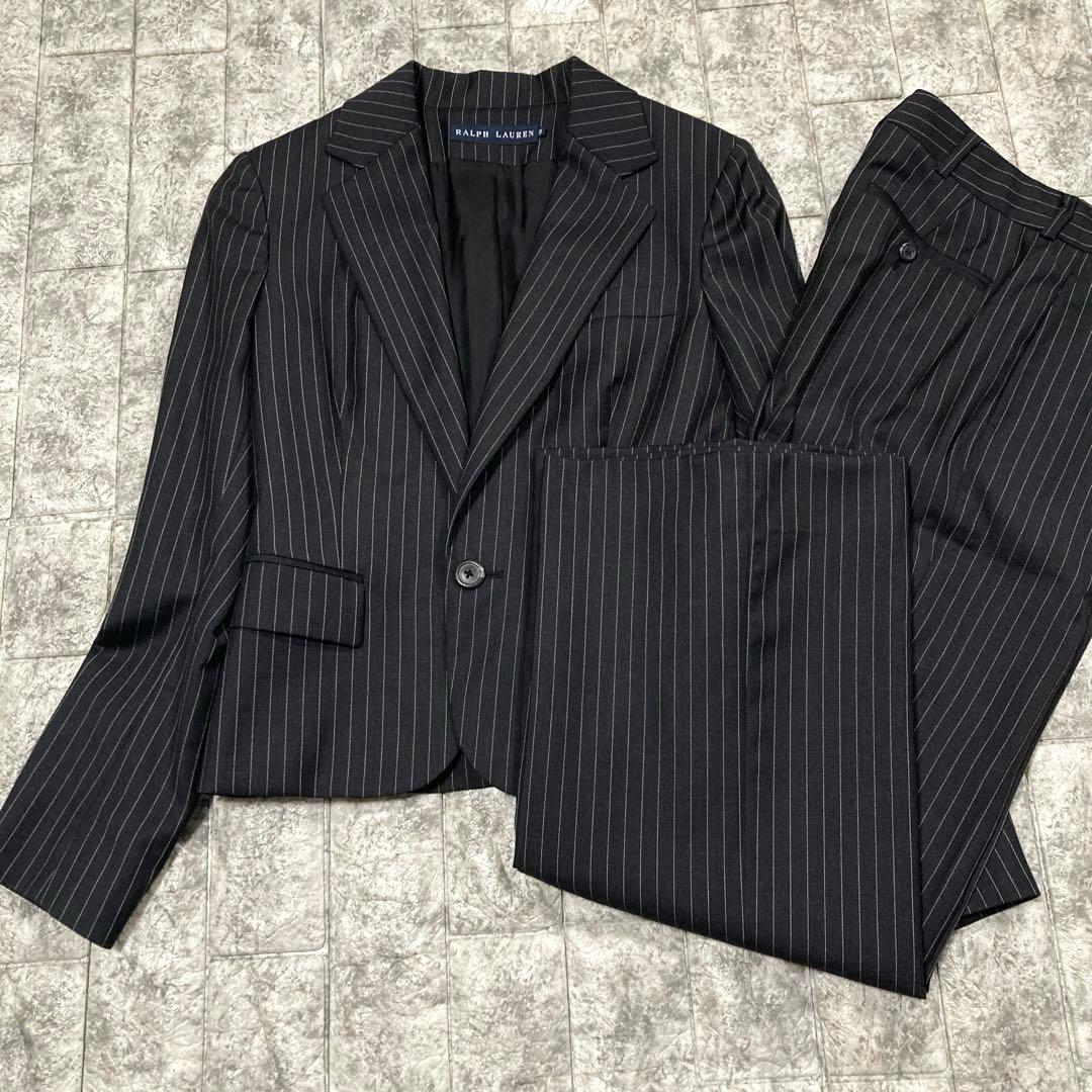 M@複数出品中ラルフローレン　パンツスーツ　セットアップ　光沢