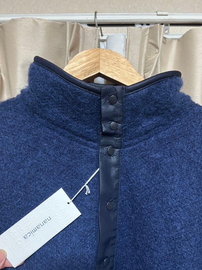 新品nanamica Pullover Mohair Sweater NAVY