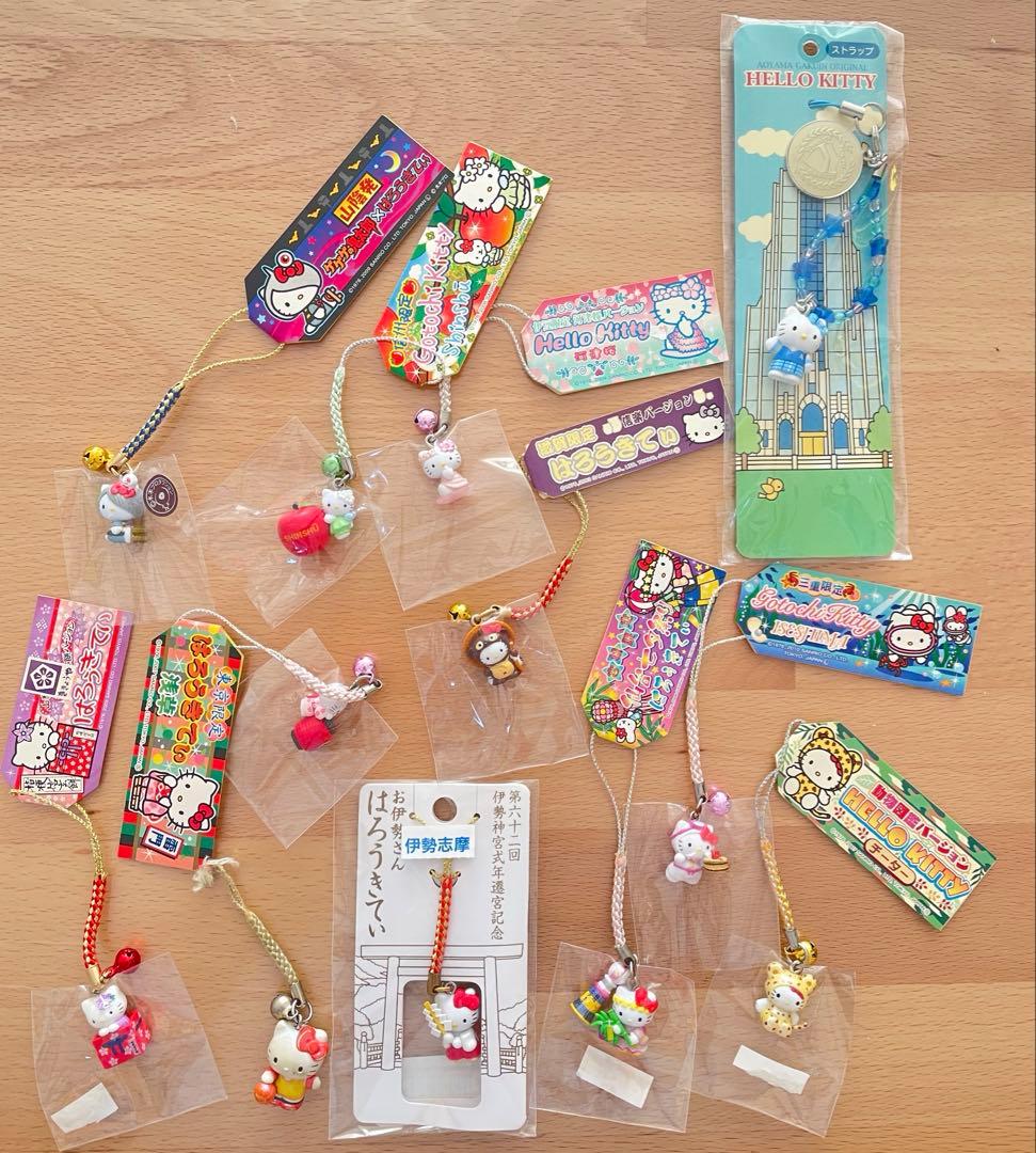 ハローキティ ストラップ ファスナーチャーム セット 42点