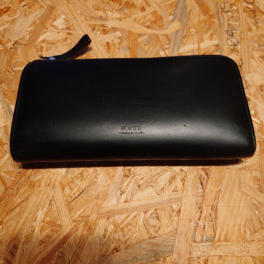 PORTER 黒 長財布 レザー