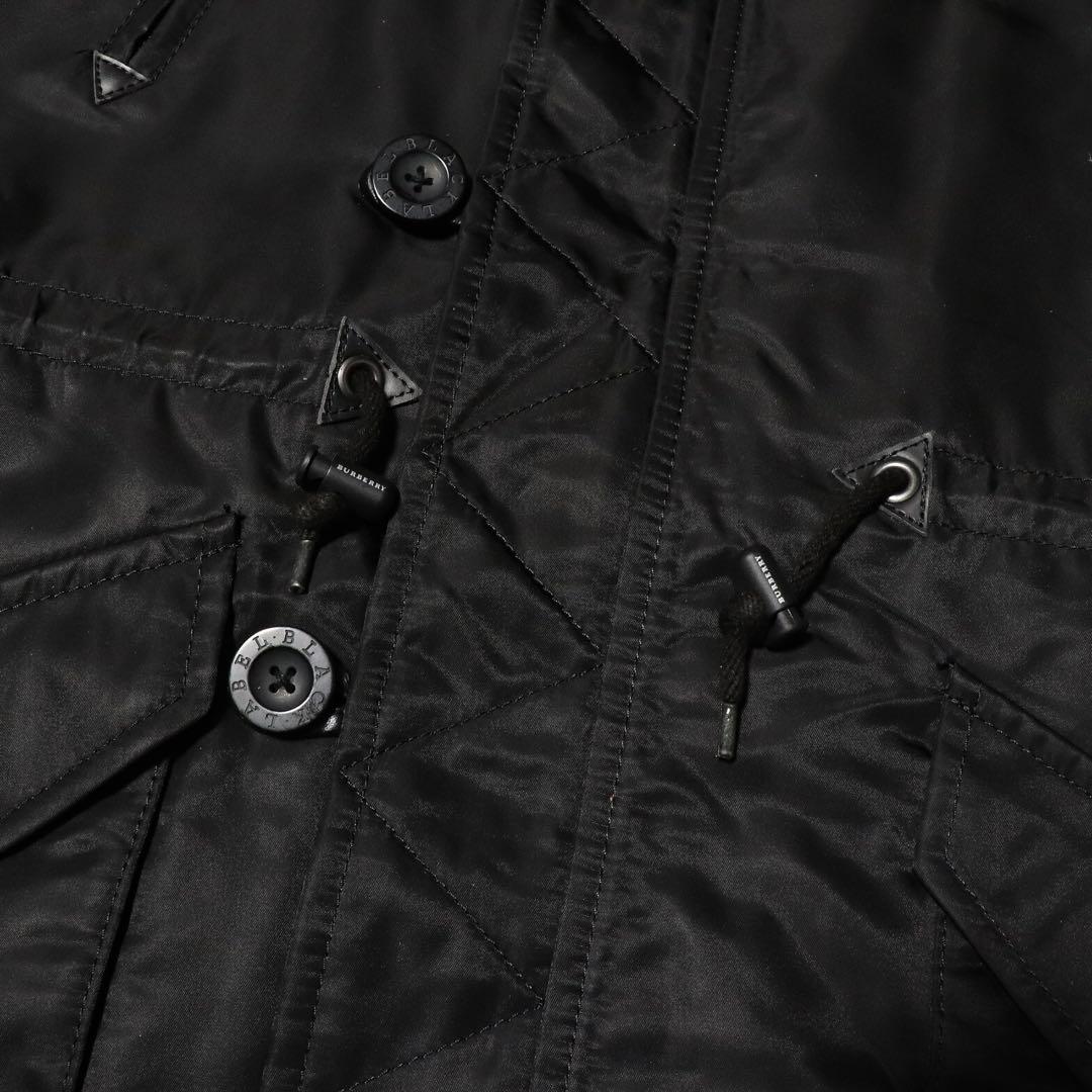 未使用級★L★バーバリーブラックレーベル★モッズコート★BURBERRY★中綿