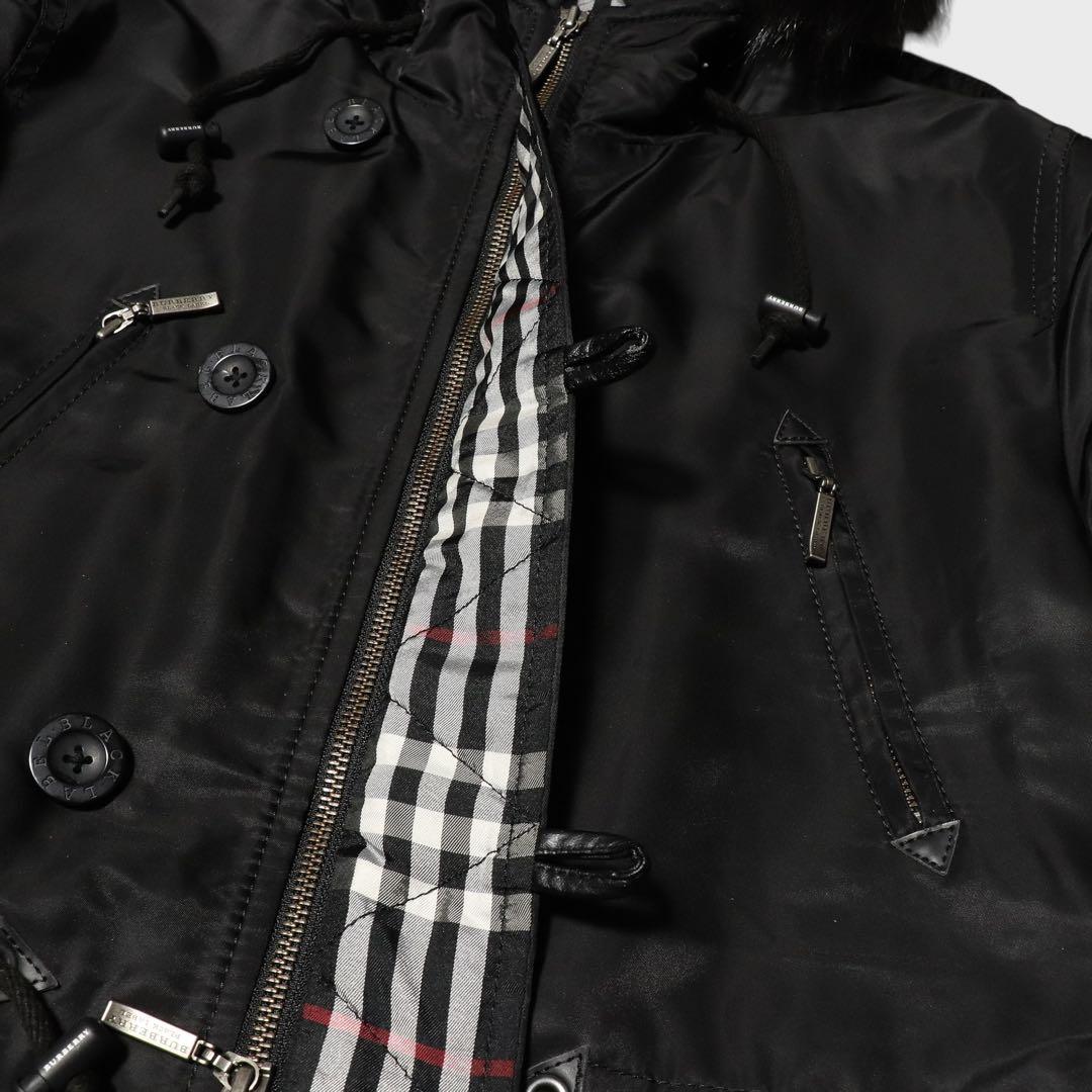 未使用級★L★バーバリーブラックレーベル★モッズコート★BURBERRY★中綿