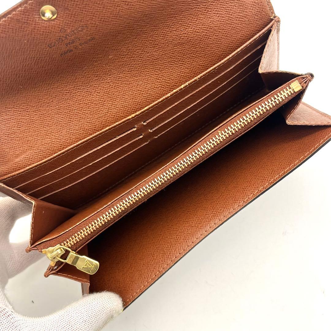 ルイヴィトン モノグラム ポルトフォイユサラ 長財布 正規品 本物 10カード