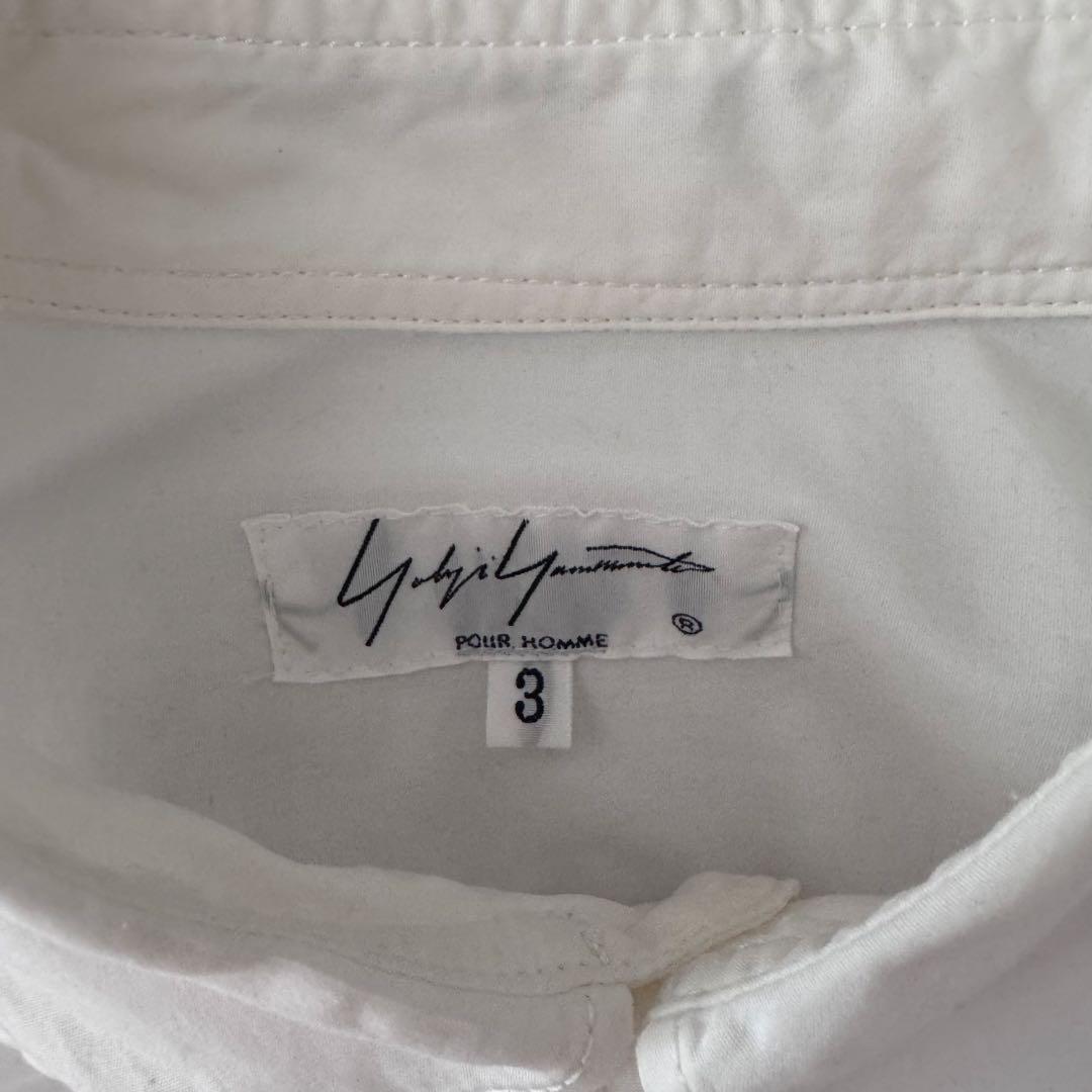 18AWヨウジヤマモト　環縫い　3枚襟シャツ