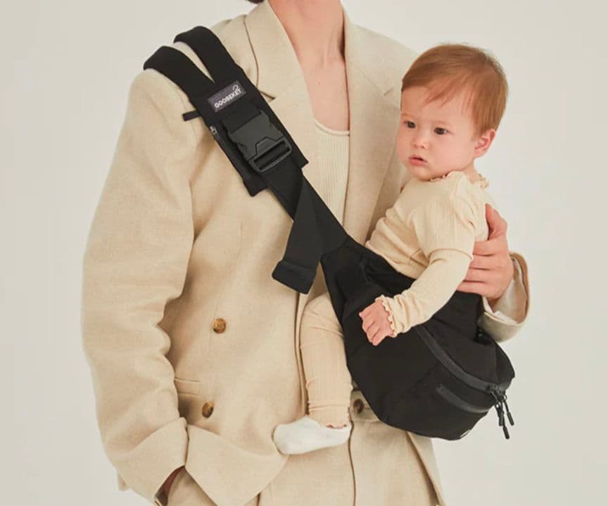 【最終価格】グスケットKET 365抱っこ紐Plus 黒 ヒップシート