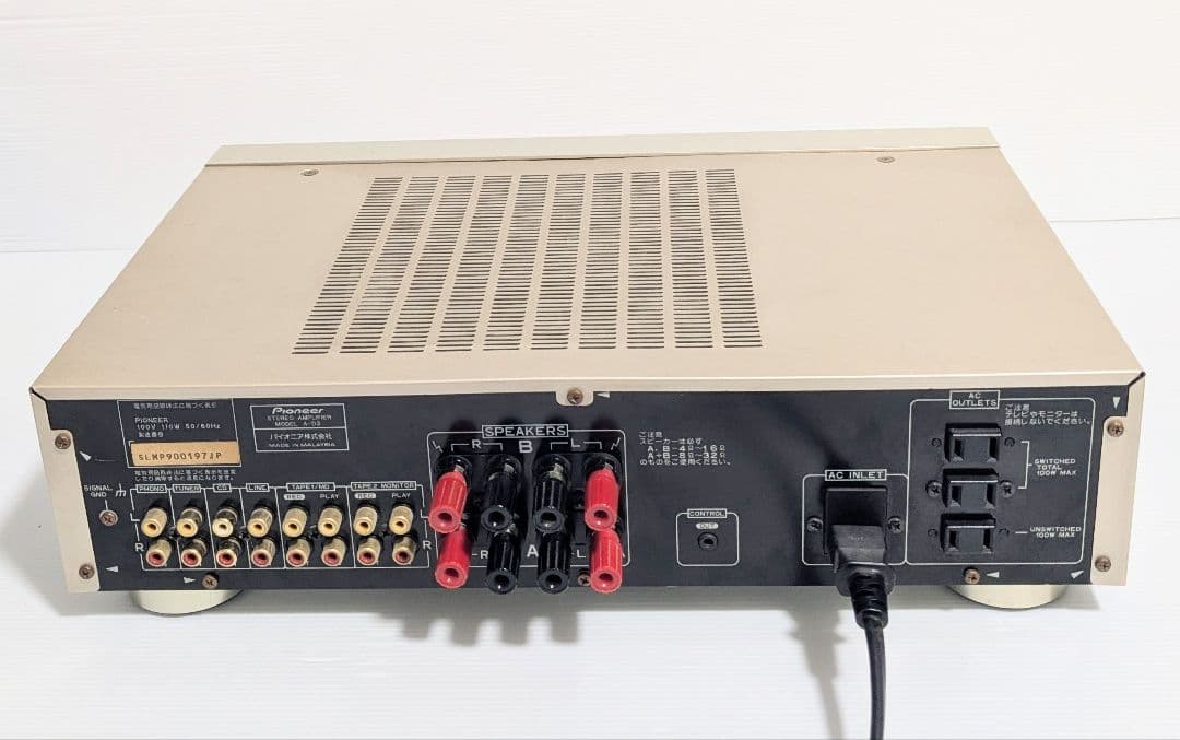 PIONEER　プリメインアンプ A-D3 パイオニア 音響機器 リモコン付き