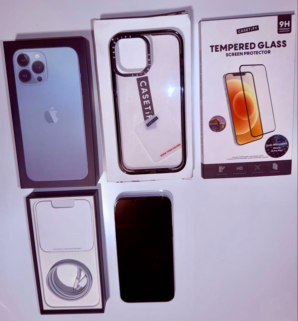 ★超極美品★ iPhone 13 Pro Max 256GB シエラブルー