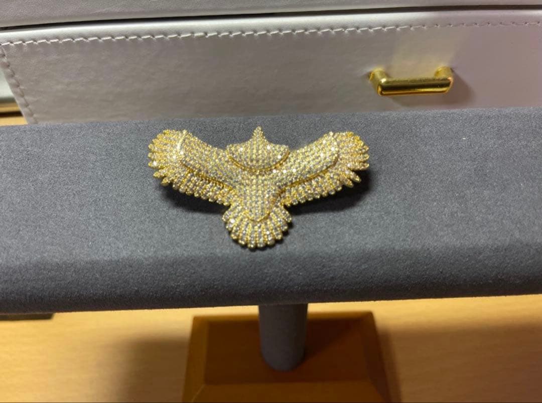 セット希望 Glitter イーグルペンダント テニスネックレス