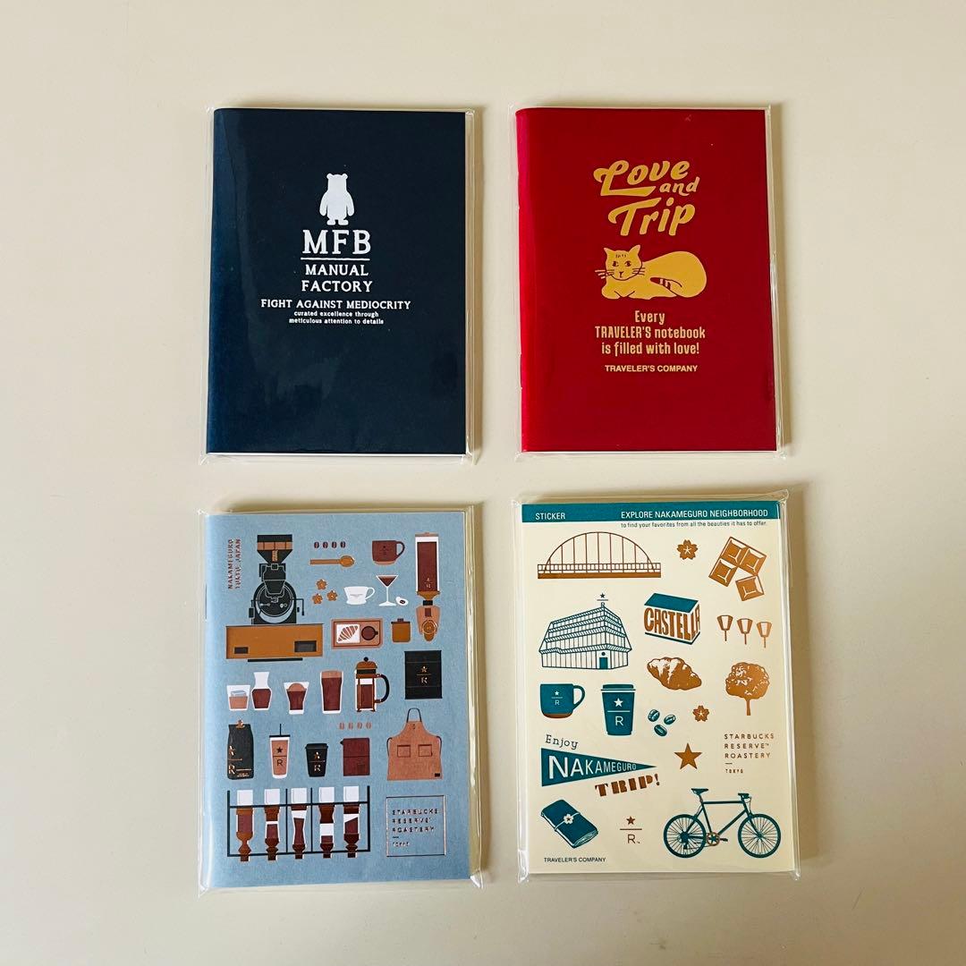 トラベラーズノート パスポートサイズ　11冊セット＋缶バッチ