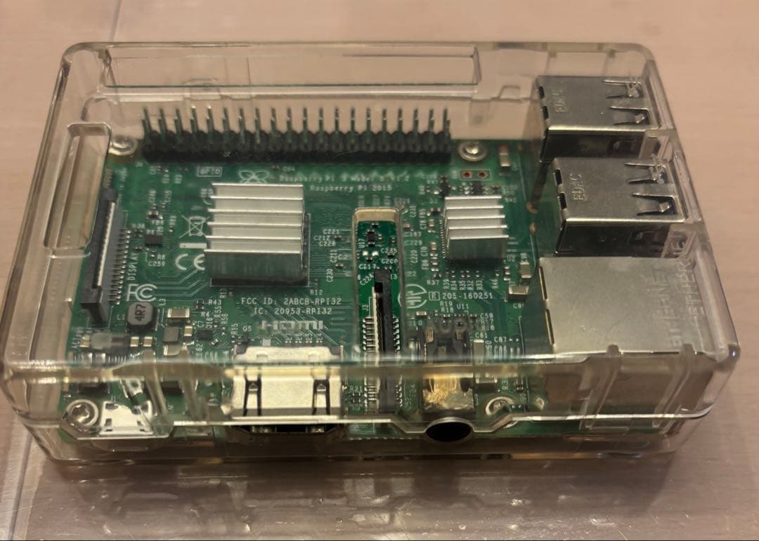 Raspberry Pi 3 Model B 2台　カメラ　rev2.2