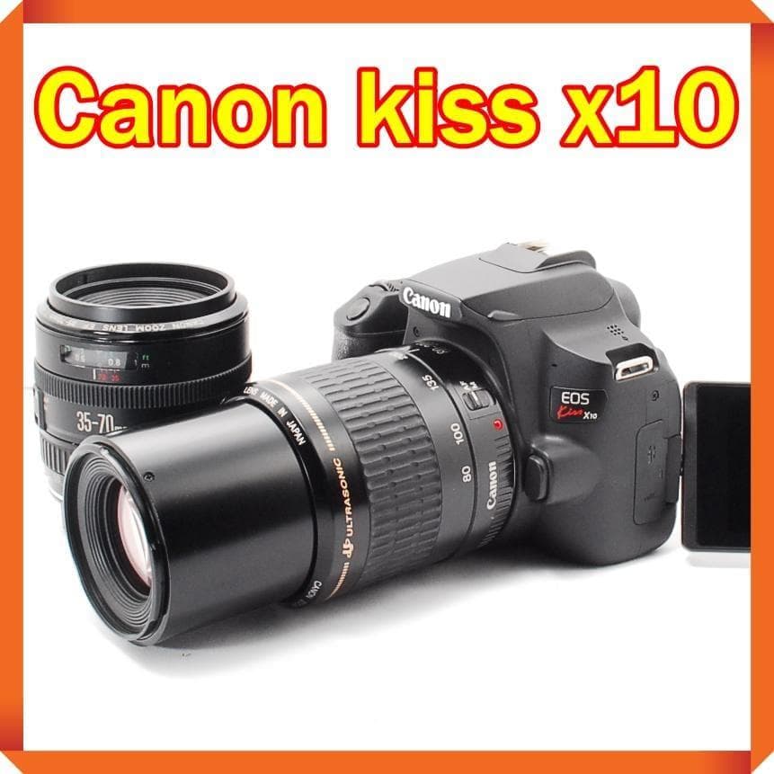 極美品 Canon EOS kiss x10 スマホ転送機能！届いてすぐ使える♪