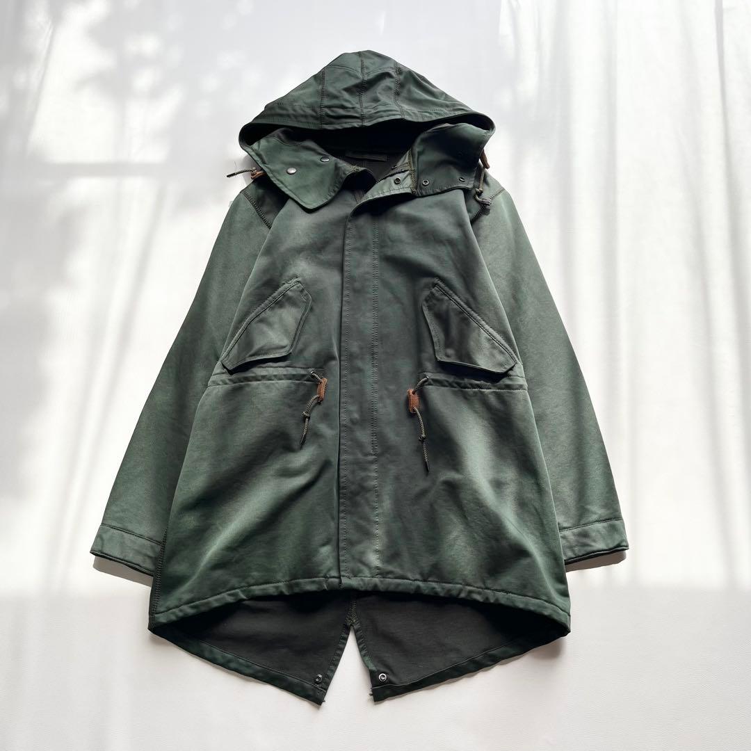 美品『BEAMS +』モッズコート／羽織／M／ライトアウター／カーキ