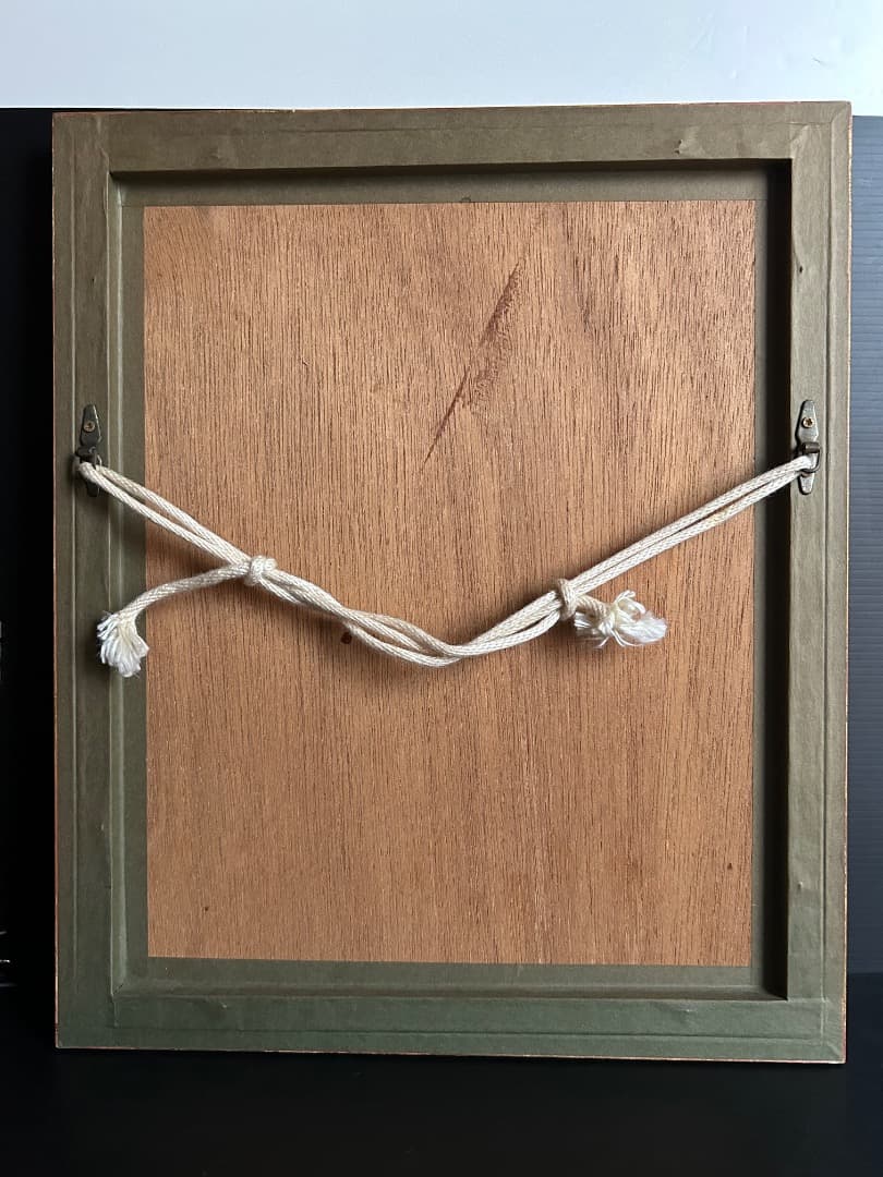 北川民次作『バッタと女』(エッチング)