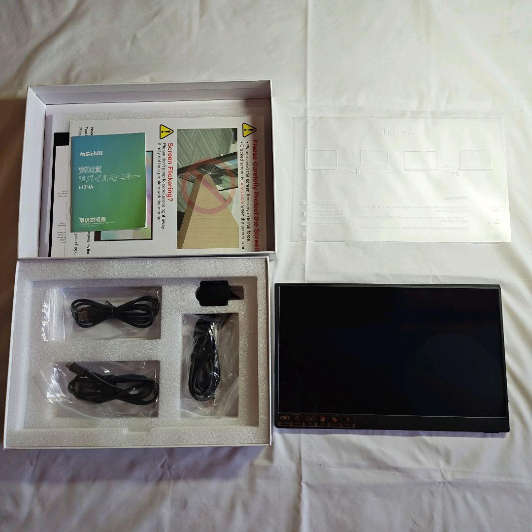 Intehill モバイルモニター 13.3インチ 有機el OLED フルHD