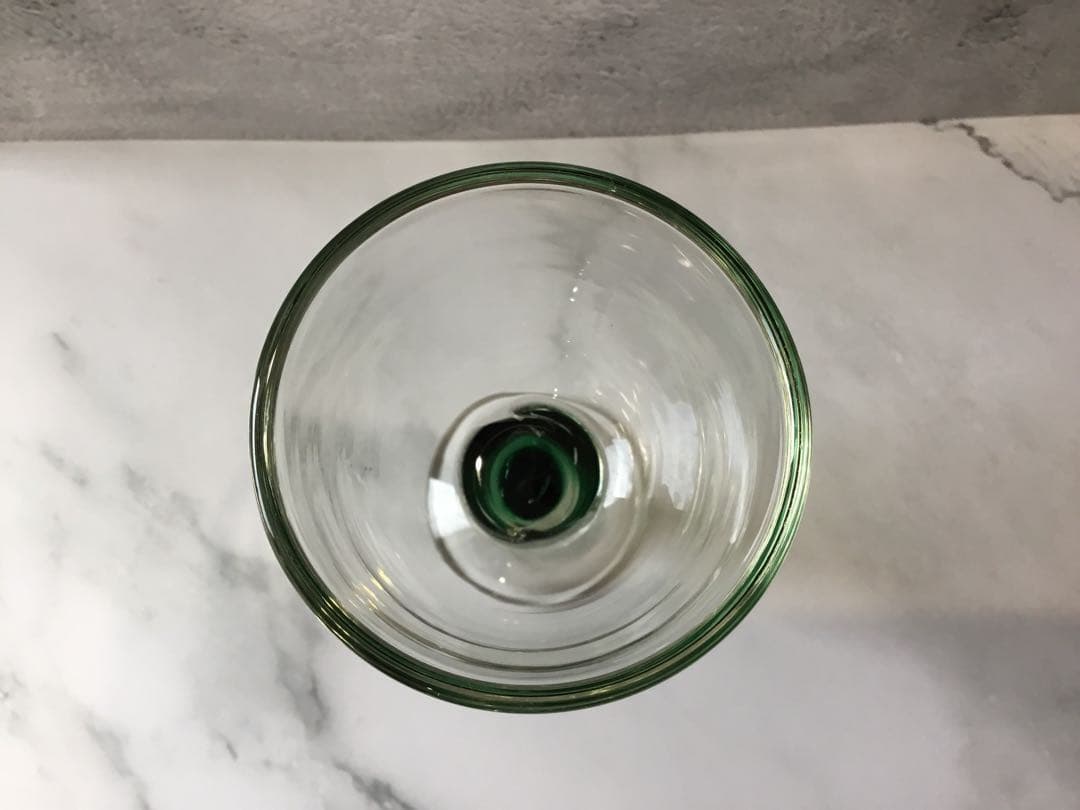 舩木倭帆（ふなきしずほ）作　ツイストガラスワイングラス