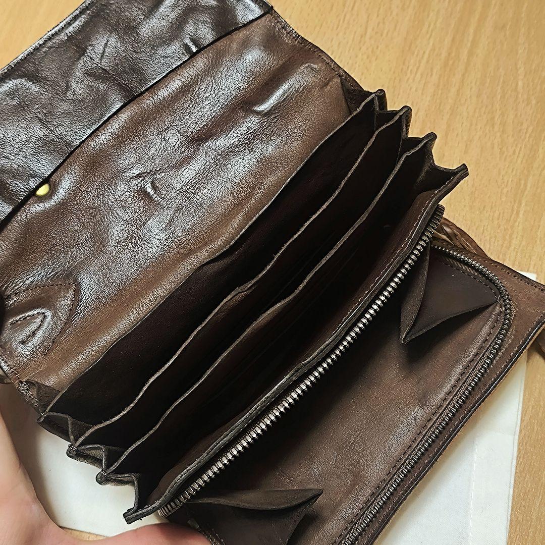 廃盤品　シンパシーオブソウル　アナック　ウォレット　迷彩　長財布　山羊革