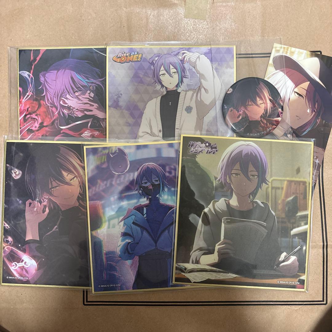 プロセカ 色紙 類 缶バッジ 特典