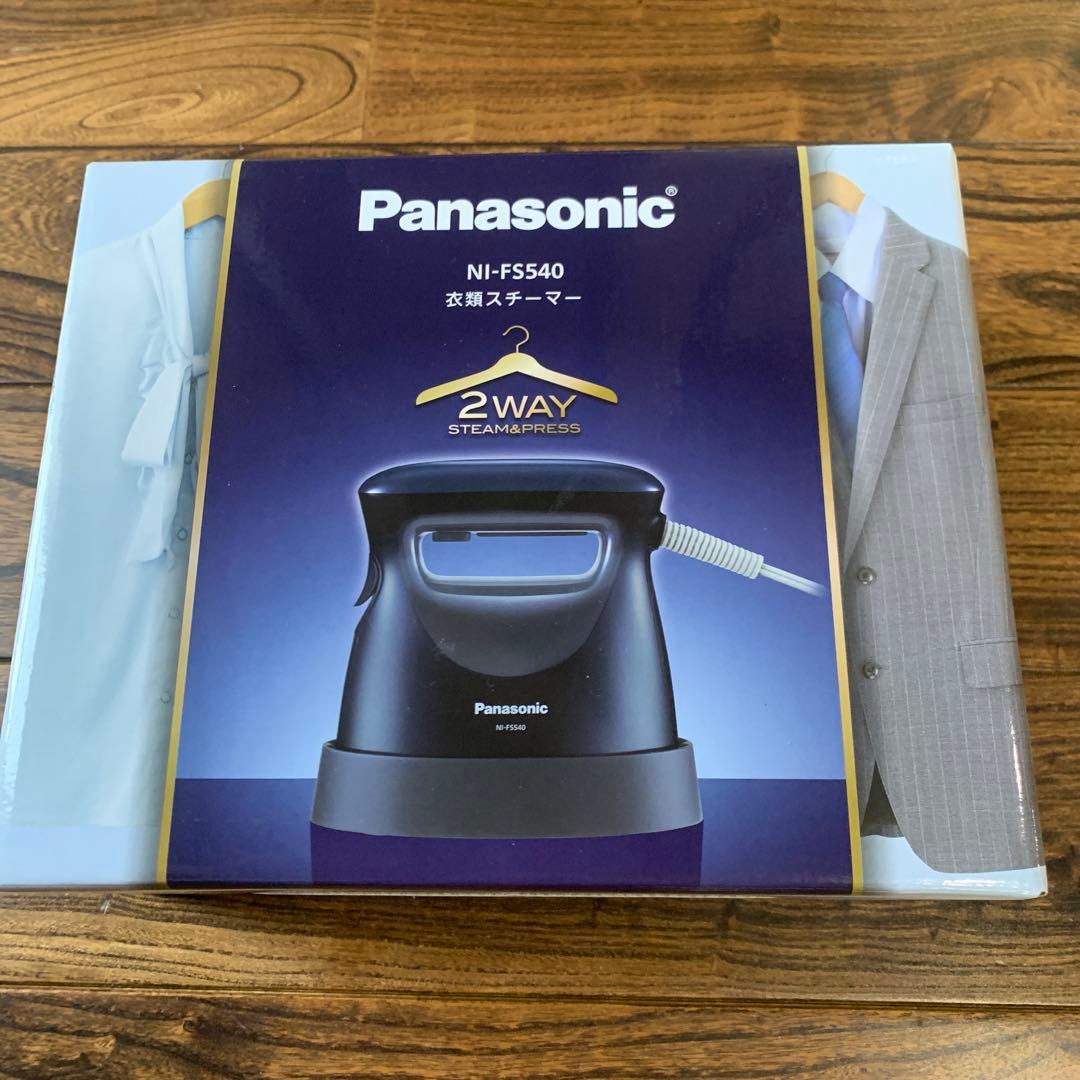 Panasonic 衣類スチーマー ダークブルー NI-FS540-DA