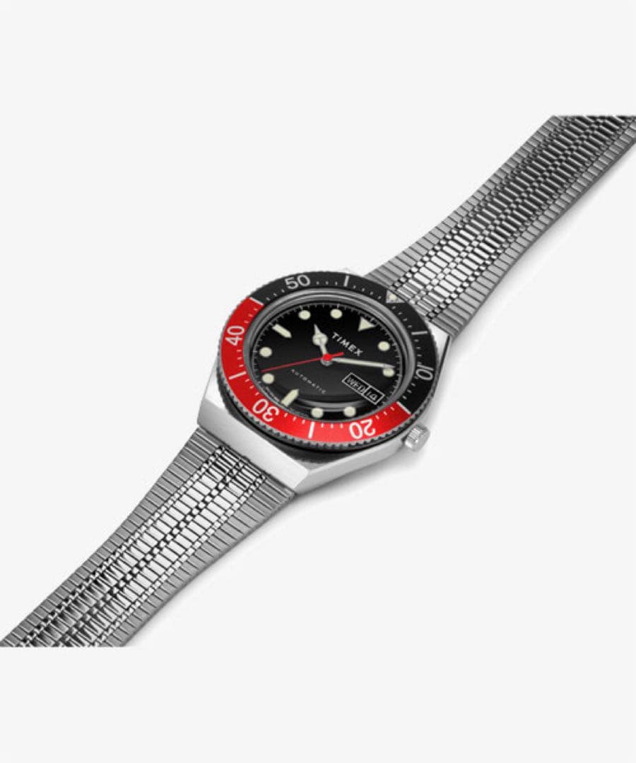 専用TIMEX 自動巻 腕時計 M79 ブラック x レッド tw2u83400