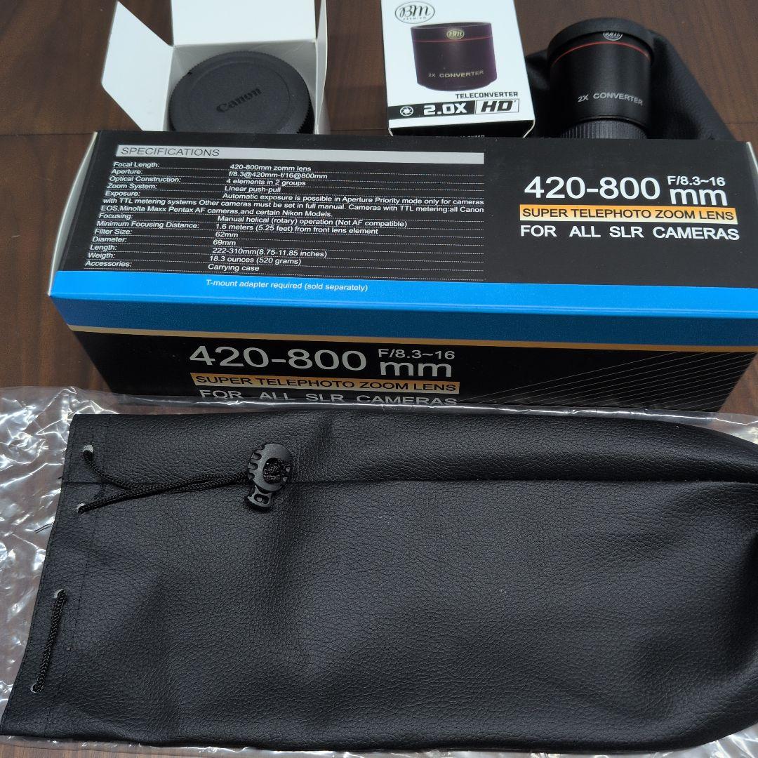 手動望遠ズームレンズ　キャノン　ミラーレスカメラ用