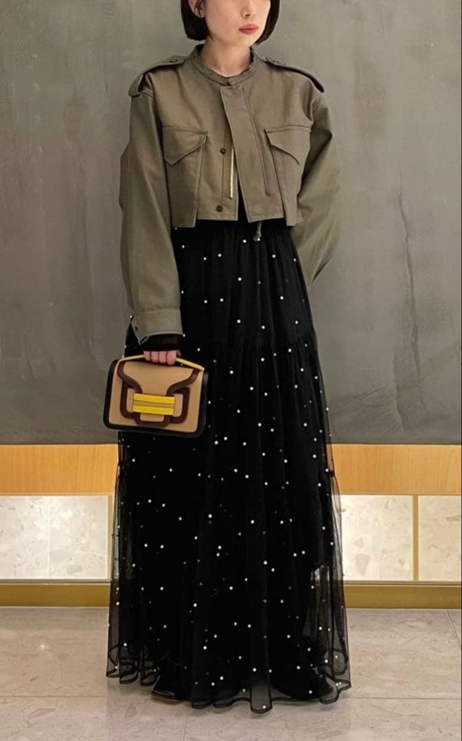 HYKE M51クロップドジャケット