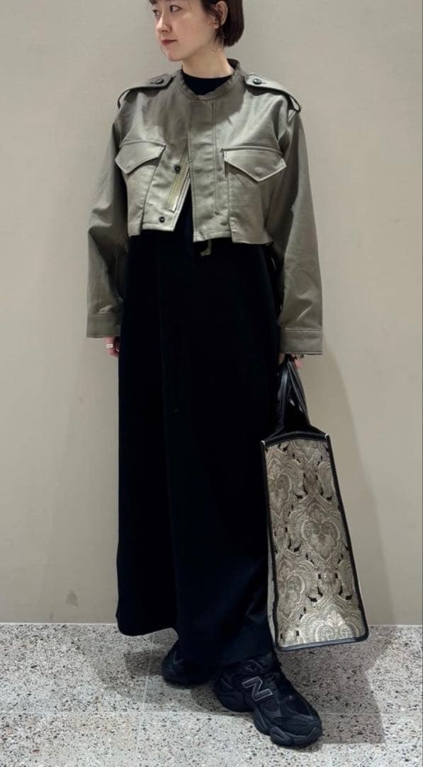 HYKE M51クロップドジャケット