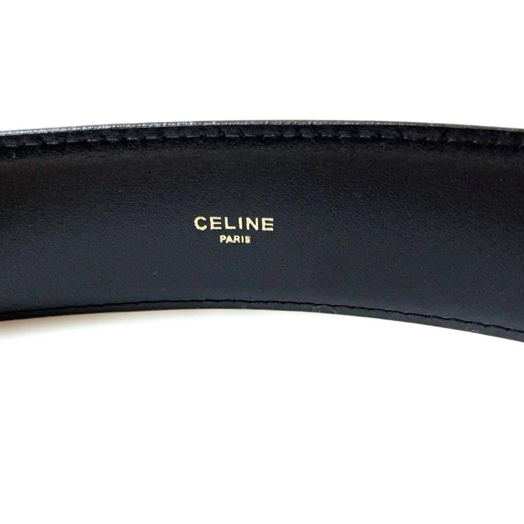 【M】CELINE ベルト 馬車金具 ホースキャリッジ ゴールド 希少