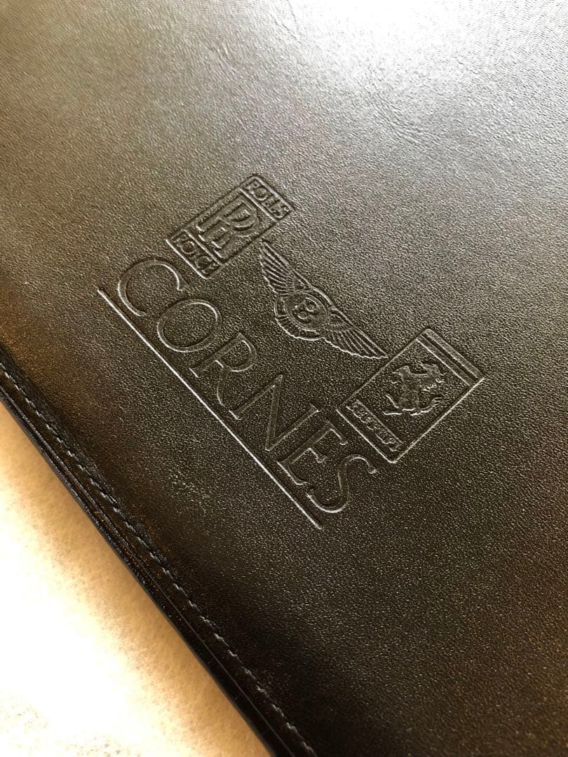 90年代 正規代理店 CORNES 車検証 取説用 本革収納ケース F355用等