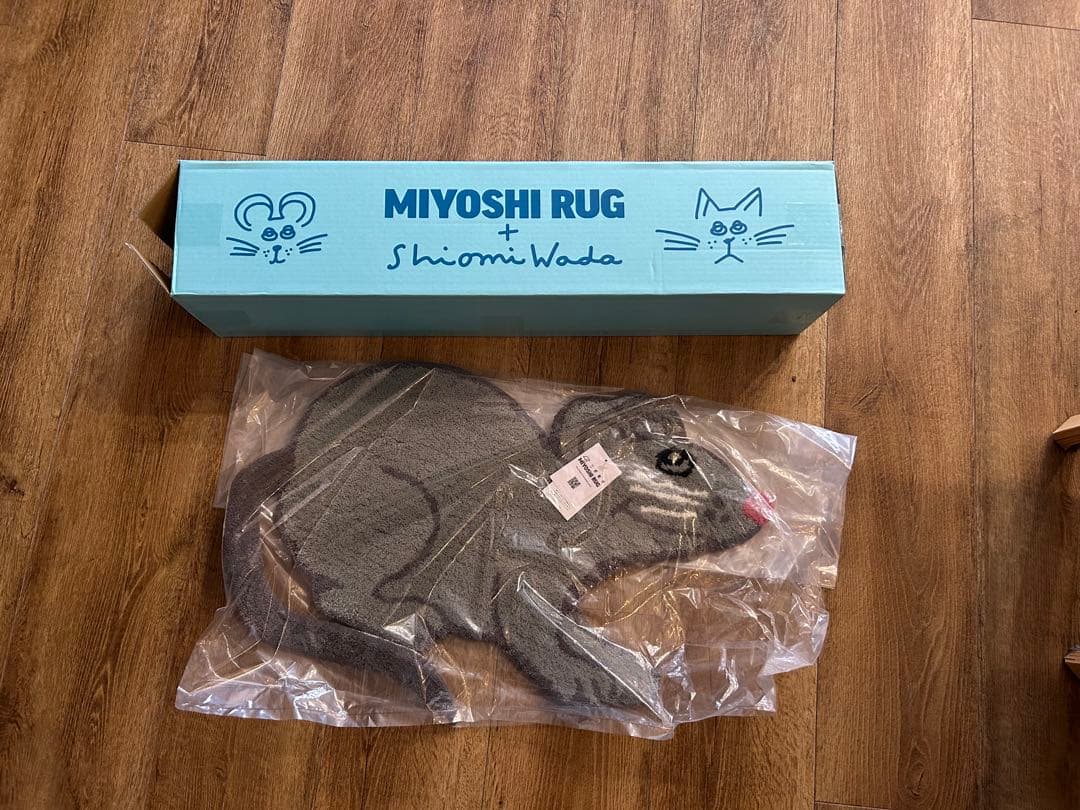 Shiomi Wada × MIYOSHIRUG \"MOUSE RUG\"未使用品