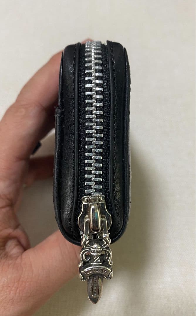 クロムハーツ 黒 レザー ケース