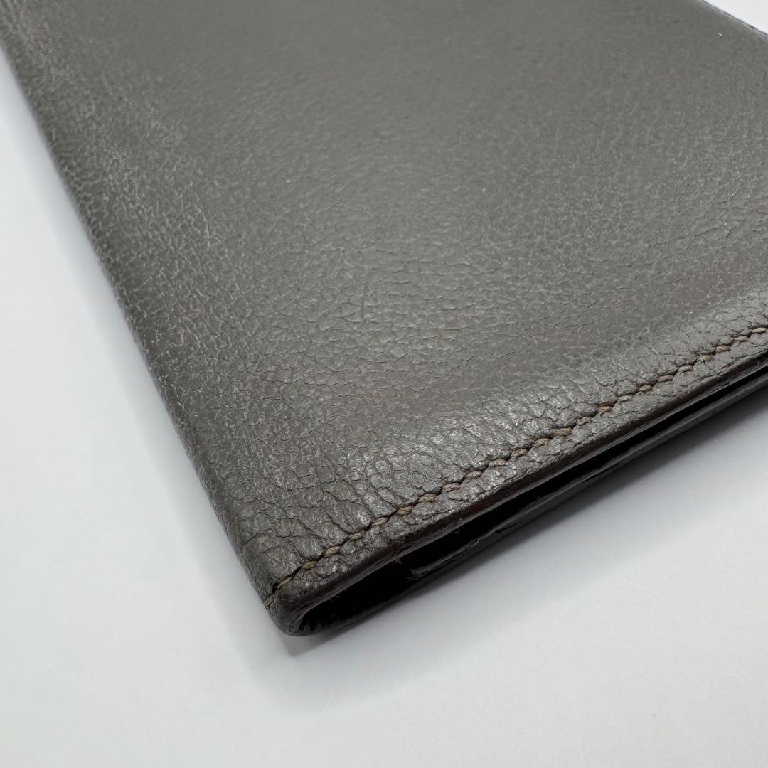 ★S級極美品★エルメス 長財布 フレミング 札入れ MC2 エトゥープ