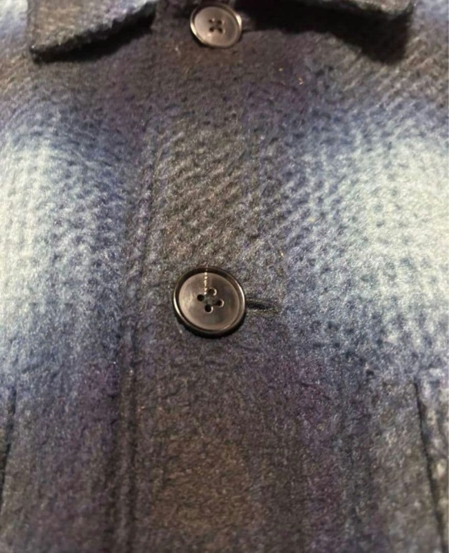 S*g様 Supreme Shadow Plaid Fleece Shirt