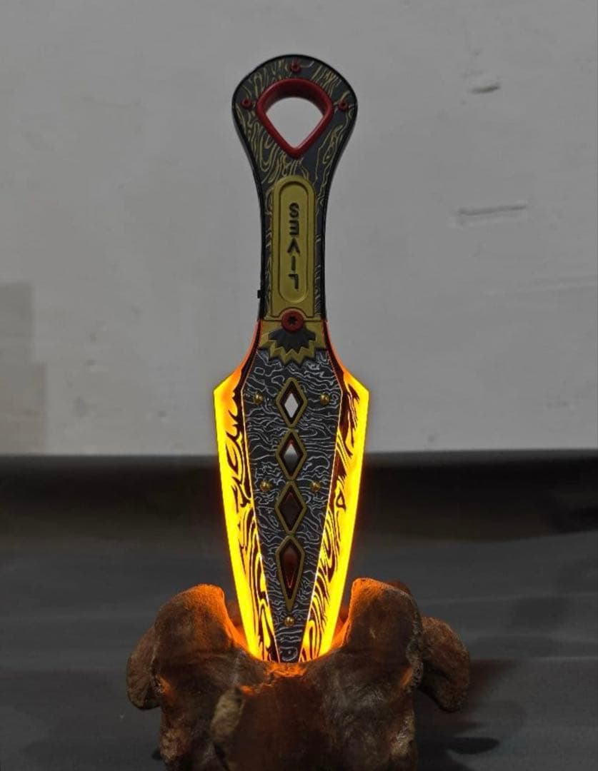 うすらとんかちページ Apexクナイ「赤色」Cosplay 道具