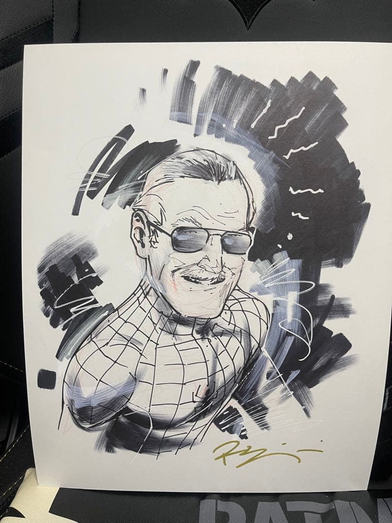 イラスト Stan Lee by Ryan Benjamin