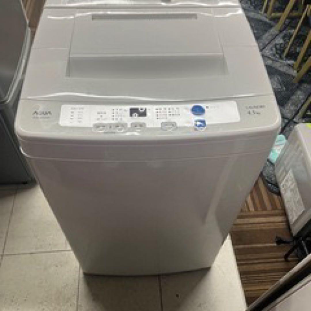 AQUA全自動洗濯機 4.5kg AQW-S45C 2014年製