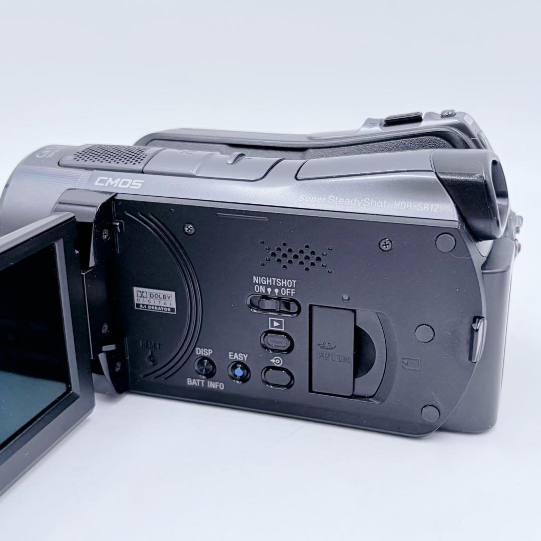【動作品】ソニー ハンディカム HDR-SR12 ブラック デジタルビデオカメラ