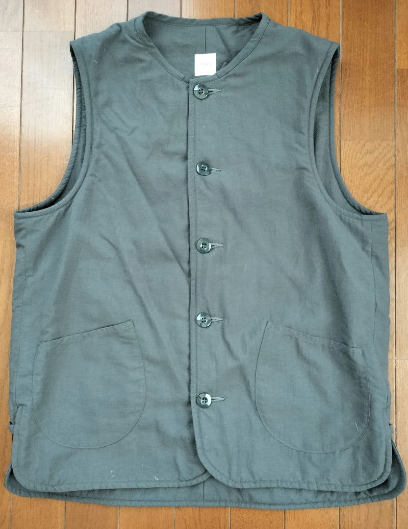 ARAN 中綿VEST チャコールグレー サイズ3