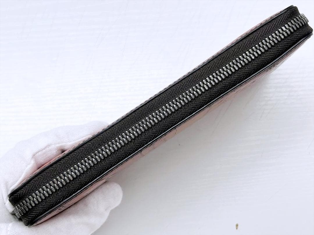 美品　ベルルッティ　イタウバ　スクリットレザー　ロングジップウォレット　長財布