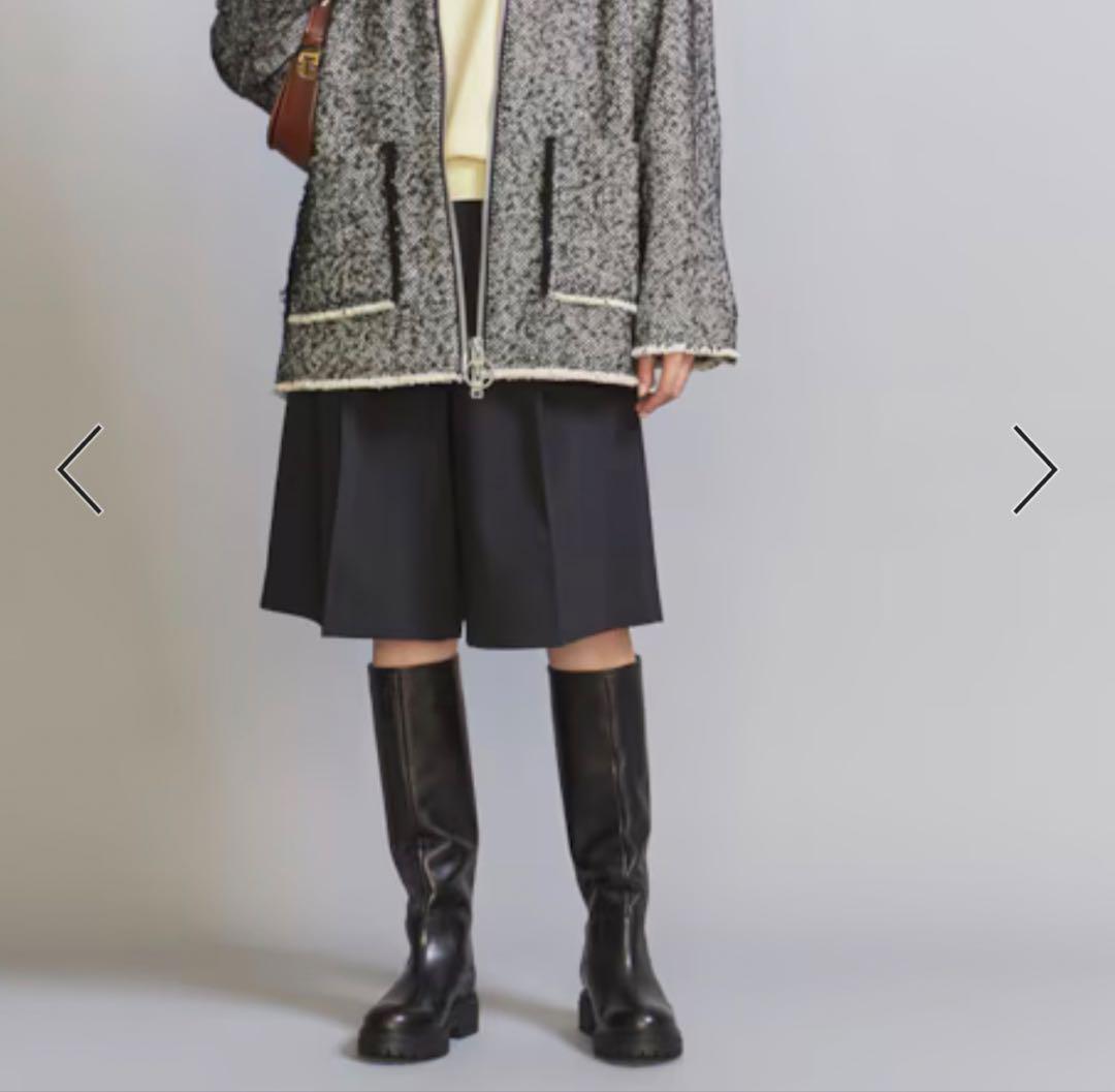 【CORSOROMA9】極美品 ロングブーツ ブラック レザー