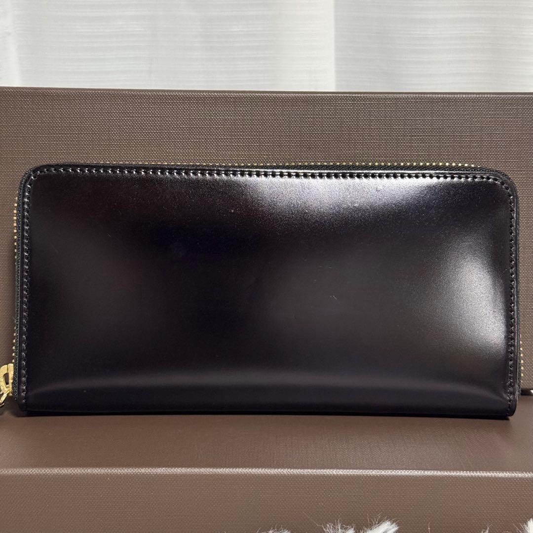 未使用級⭐️ココマイスター コードバン スカイスクレーパー　ラウンドジップ　黒