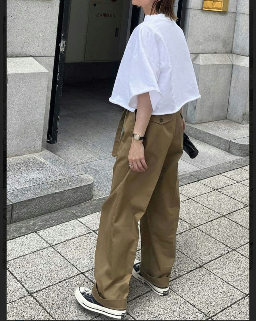 マノンフリップ【極美品】マイグルカパンツ　ベージュ　サイズ1　日本製