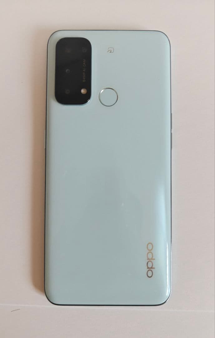 Oppo Reno5 A 5G ライトブルー ケース付き 128G