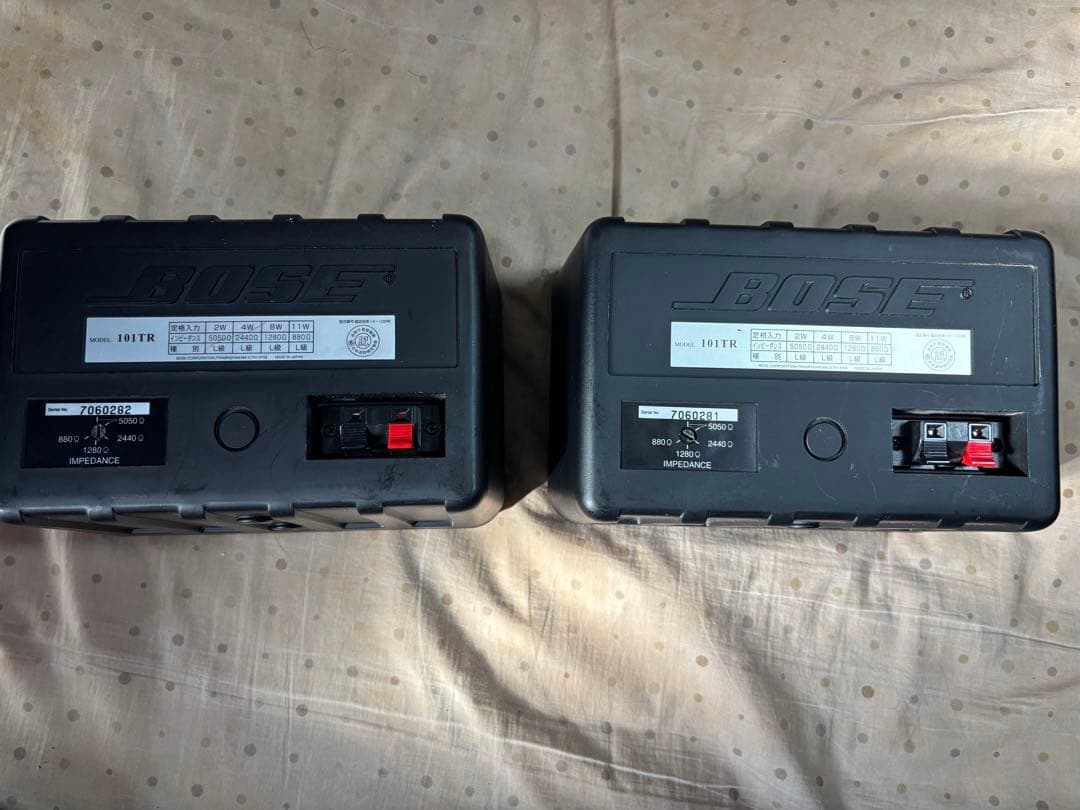 Bose101 Bose1705Ⅱ ケーブルセット