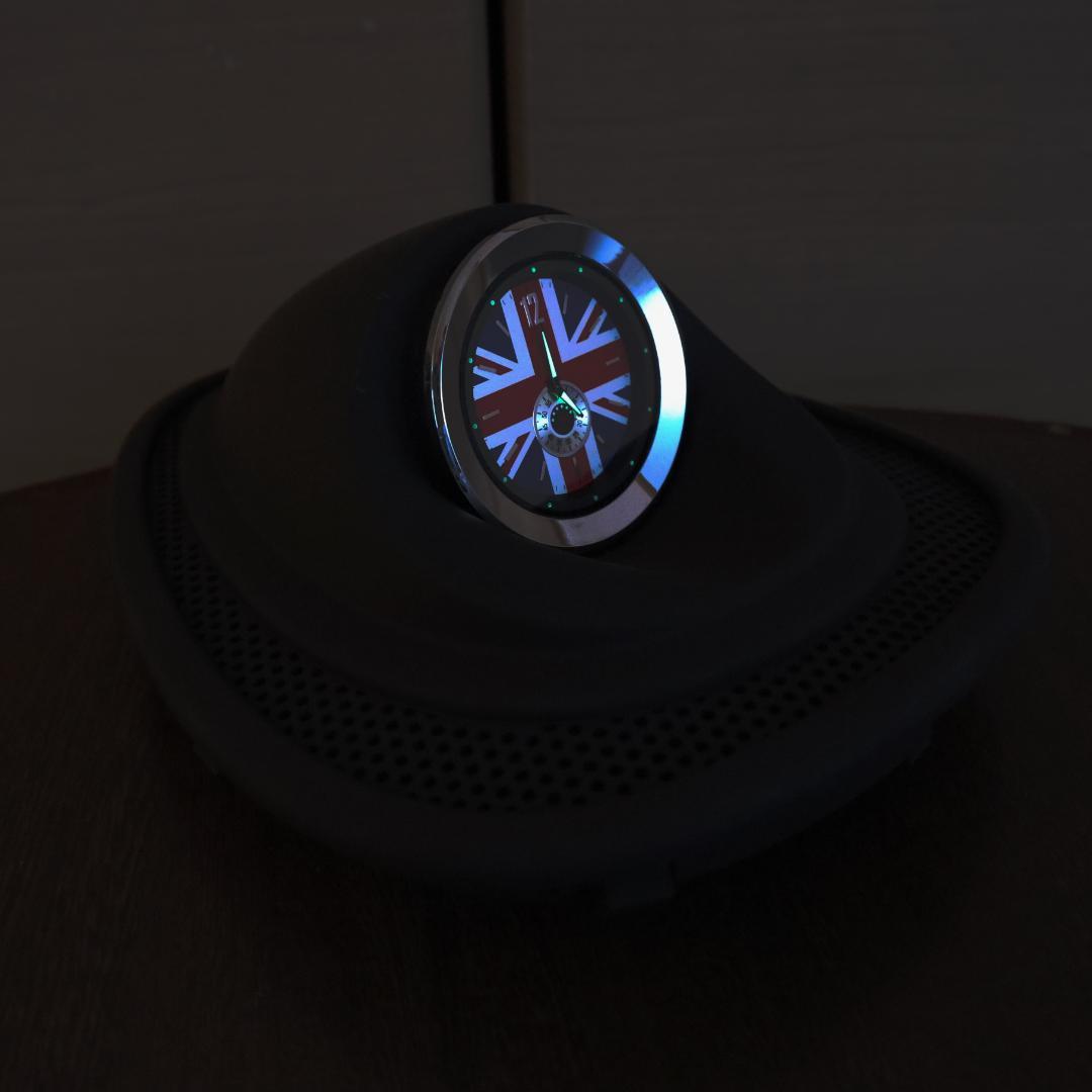 ★MINI F型・ポルシェ風のダッシュボード・アナログ時計（ユニオンJK）★