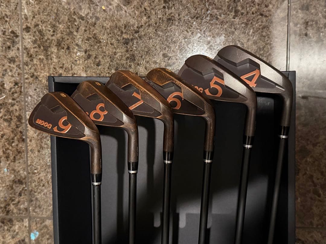 NOOG ONE-LENGTH IRONS 6本セット(4番〜9番)