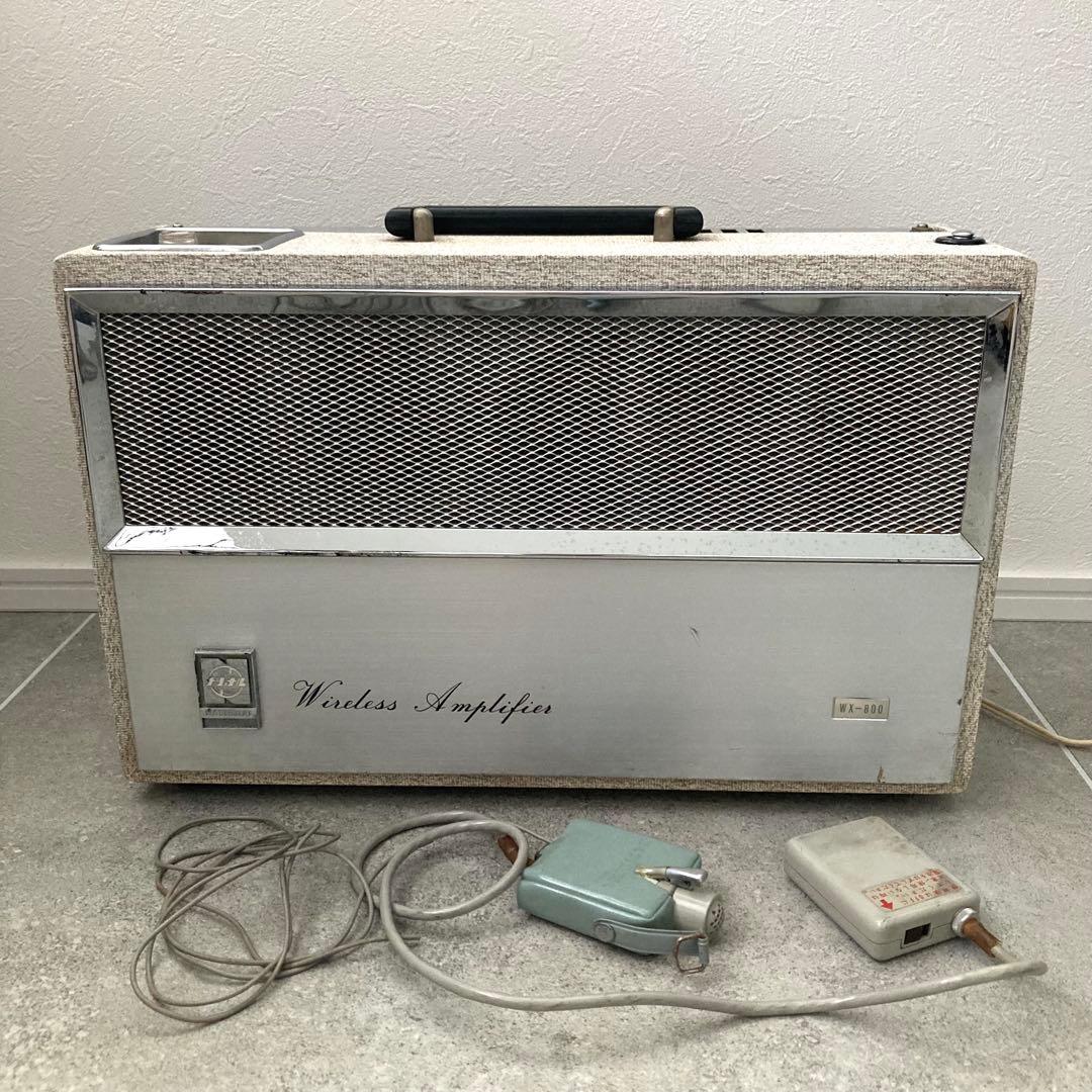 ナショナル ワイヤレスアンプ WX-800 通電OK