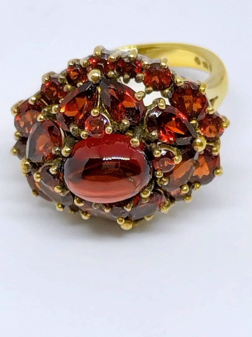 碌山 ロクザン ガーネット リング　SV925