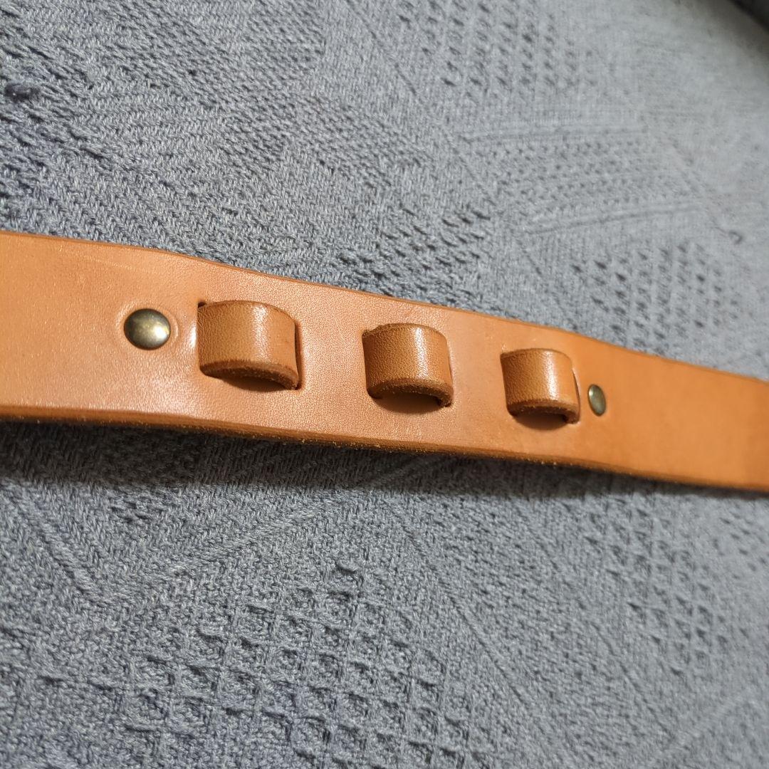 PHERROW'S レザー フックベルトサイズ32