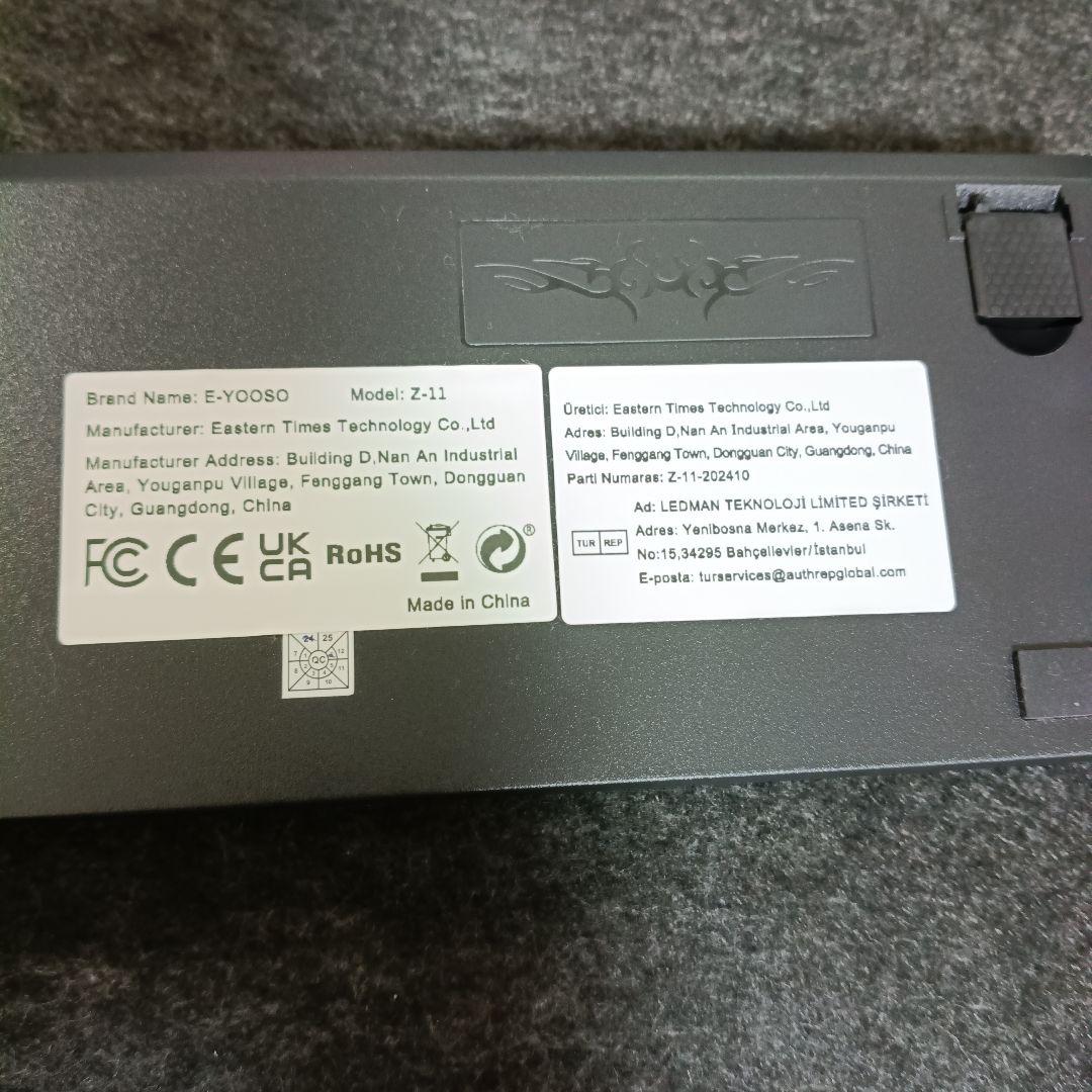 E-YOOSO メカニカル カスタムキーボード 英語配列